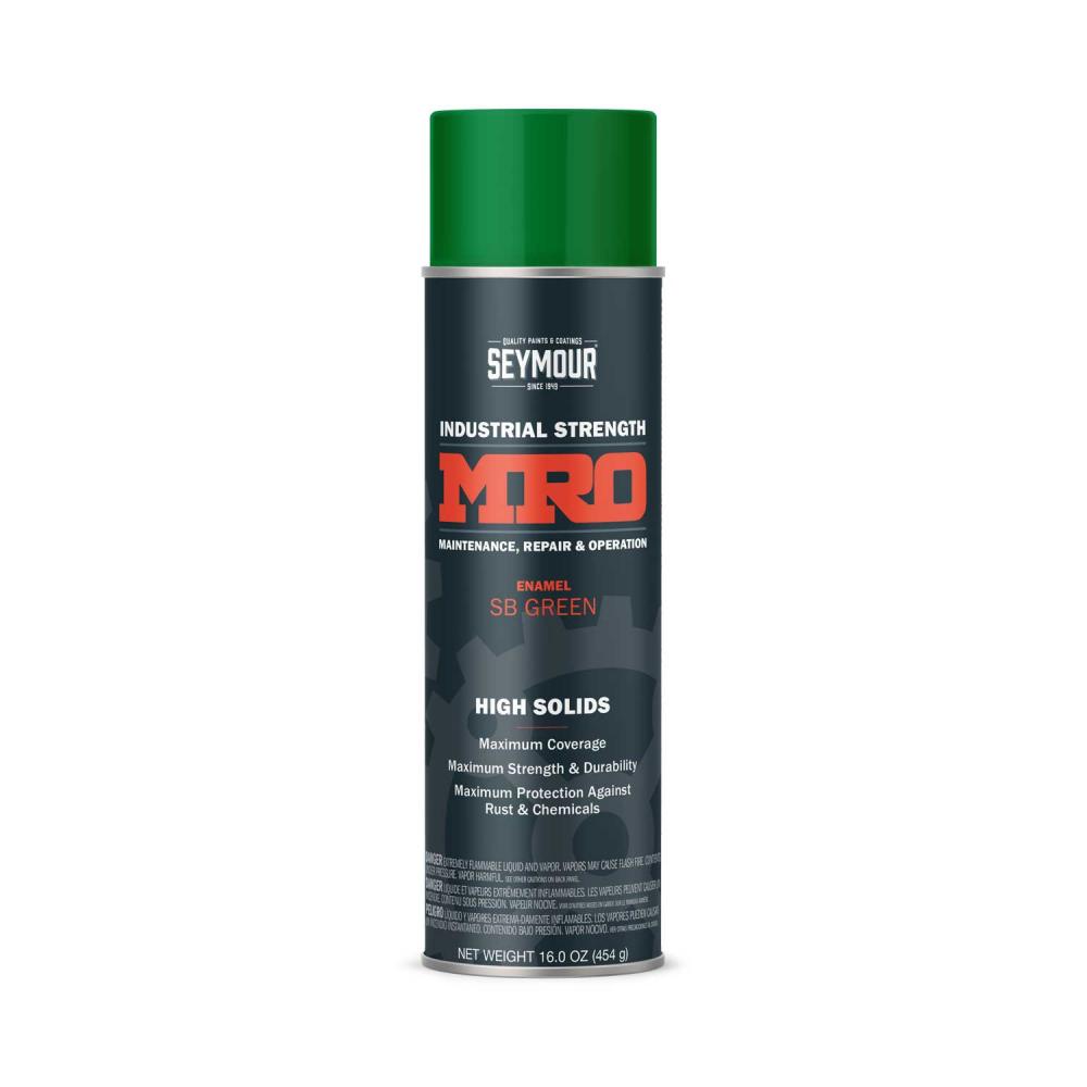 620-1437 Seymour Industrial MRO High Solid Enamel Spray Paint, SB Green (16 oz.)<span class=' ItemWarning' style='display:block;'>Item is usually in stock, but we&#39;ll be in touch if there&#39;s a problem<br /></span>