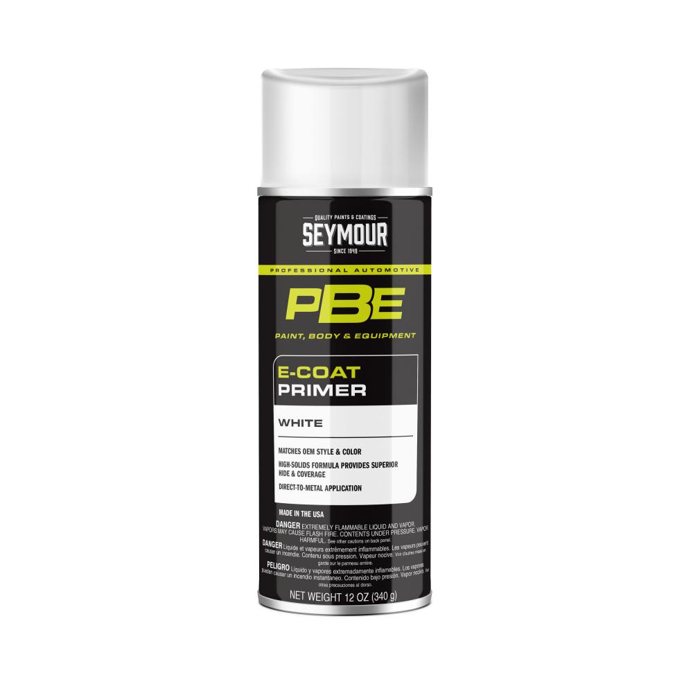 PBE E-Coats Primer Spray Paint, White (12 oz.)<span class=' ItemWarning' style='display:block;'>Item is usually in stock, but we&#39;ll be in touch if there&#39;s a problem<br /></span>