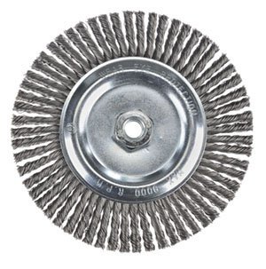 125mm, 0.5mm Wire, 39 Knots, Pipeline Wheel Brush with M14 X 2.00 thread<span class=' ItemWarning' style='display:block;'>Item is usually in stock, but we&#39;ll be in touch if there&#39;s a problem<br /></span>