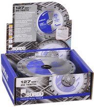 Bordo 7450-12720T - 127mm x 20T Multicut Blades 10 Piece Display Box