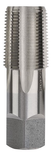 Goliath Threading Tool B82ZKEC4 - 1/4" x 18 NPTF Bottoming HSS Tap