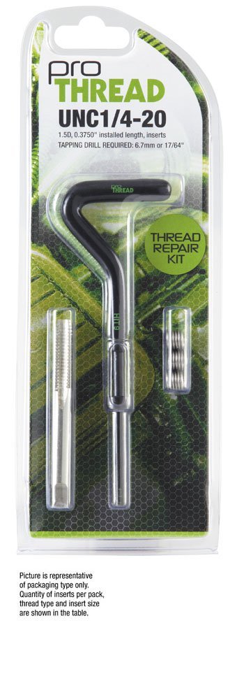 6 x 1 x 1.5D Free Running Thread Repair Kit<span class=' ItemWarning' style='display:block;'>Item is usually in stock, but we&#39;ll be in touch if there&#39;s a problem<br /></span>