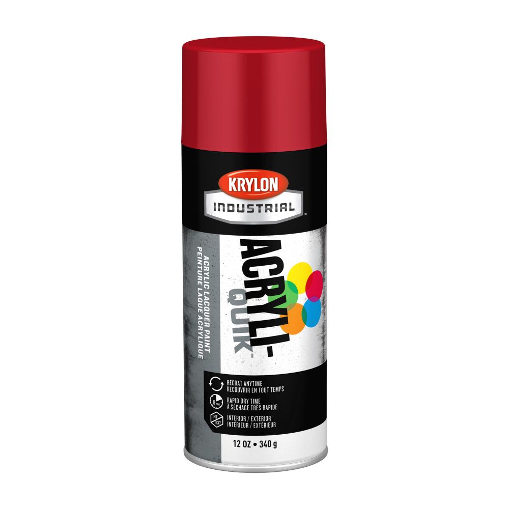 Krylon Industrial Acryli-Quik, Gloss, Banner Red, 12 oz.<span class=' ItemWarning' style='display:block;'>Item is usually in stock, but we&#39;ll be in touch if there&#39;s a problem<br /></span>