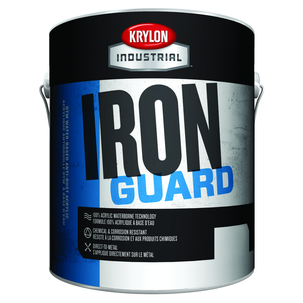 Iron Guard Water-Based Acrylic Enamel, Gloss Black<span class=' ItemWarning' style='display:block;'>Item is usually in stock, but we&#39;ll be in touch if there&#39;s a problem<br /></span>