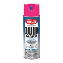 Krylon A03612004 - Krylon Industrial Quik-Mark Water-Based Inverted Marking Paint, Fluorescent Pink, 17 oz.