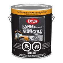 Krylon 419850008 - Krylon® Farm & Implement Paint Brush On, High Gloss, Old Equipment Yellow, 3.78