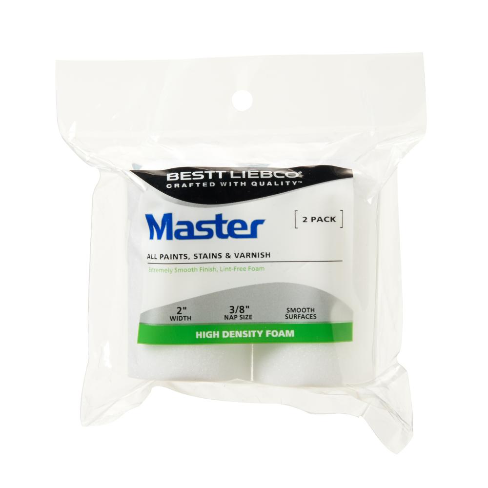 Master 2&#34; x 3/8&#34; White Foam 2-PK (Flat Edge)<span class=' ItemWarning' style='display:block;'>Item is usually in stock, but we&#39;ll be in touch if there&#39;s a problem<br /></span>