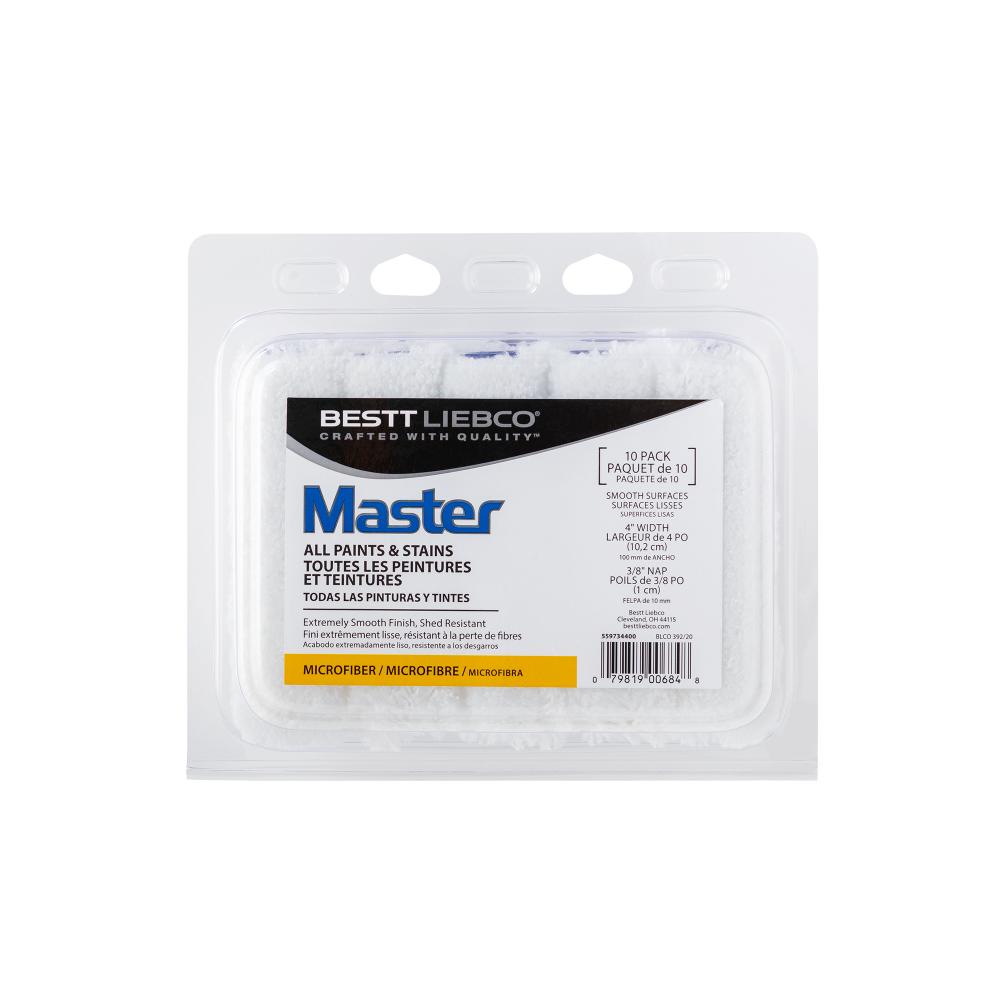 Master 4&#34; x 3/8&#34; Microfiber Clamshell Ten Pack<span class=' ItemWarning' style='display:block;'>Item is usually in stock, but we&#39;ll be in touch if there&#39;s a problem<br /></span>