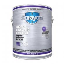 White Lightning SC0740010 - Sprayon WL740 Zinc-Rich Galvanizing Compound, 1 Gallon