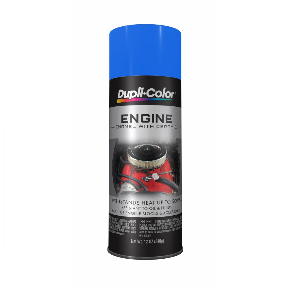 Dupli-Color Engine Enamel with Ceramic, Gloss, Ford Blue, 12 oz.<span class=' ItemWarning' style='display:block;'>Item is usually in stock, but we&#39;ll be in touch if there&#39;s a problem<br /></span>