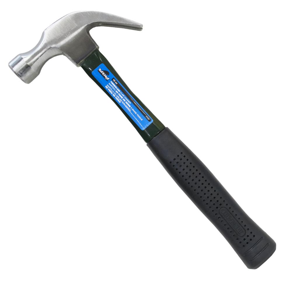 16 oz. Claw Hammer with Fiberglass Handle & Curved Grip<span class=' ItemWarning' style='display:block;'>Item is usually in stock, but we&#39;ll be in touch if there&#39;s a problem<br /></span>