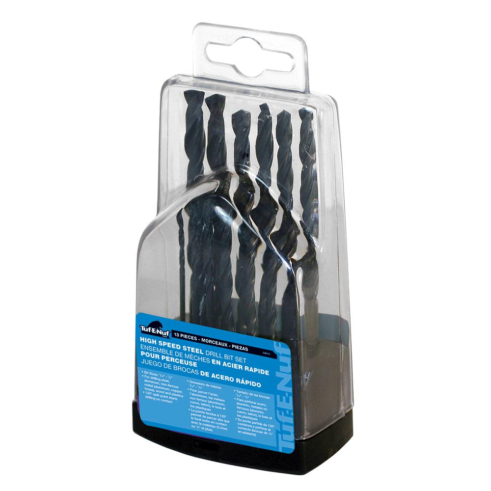 13pc HSS Drill Bit Set - Plastic Index Box<span class=' ItemWarning' style='display:block;'>Item is usually in stock, but we&#39;ll be in touch if there&#39;s a problem<br /></span>