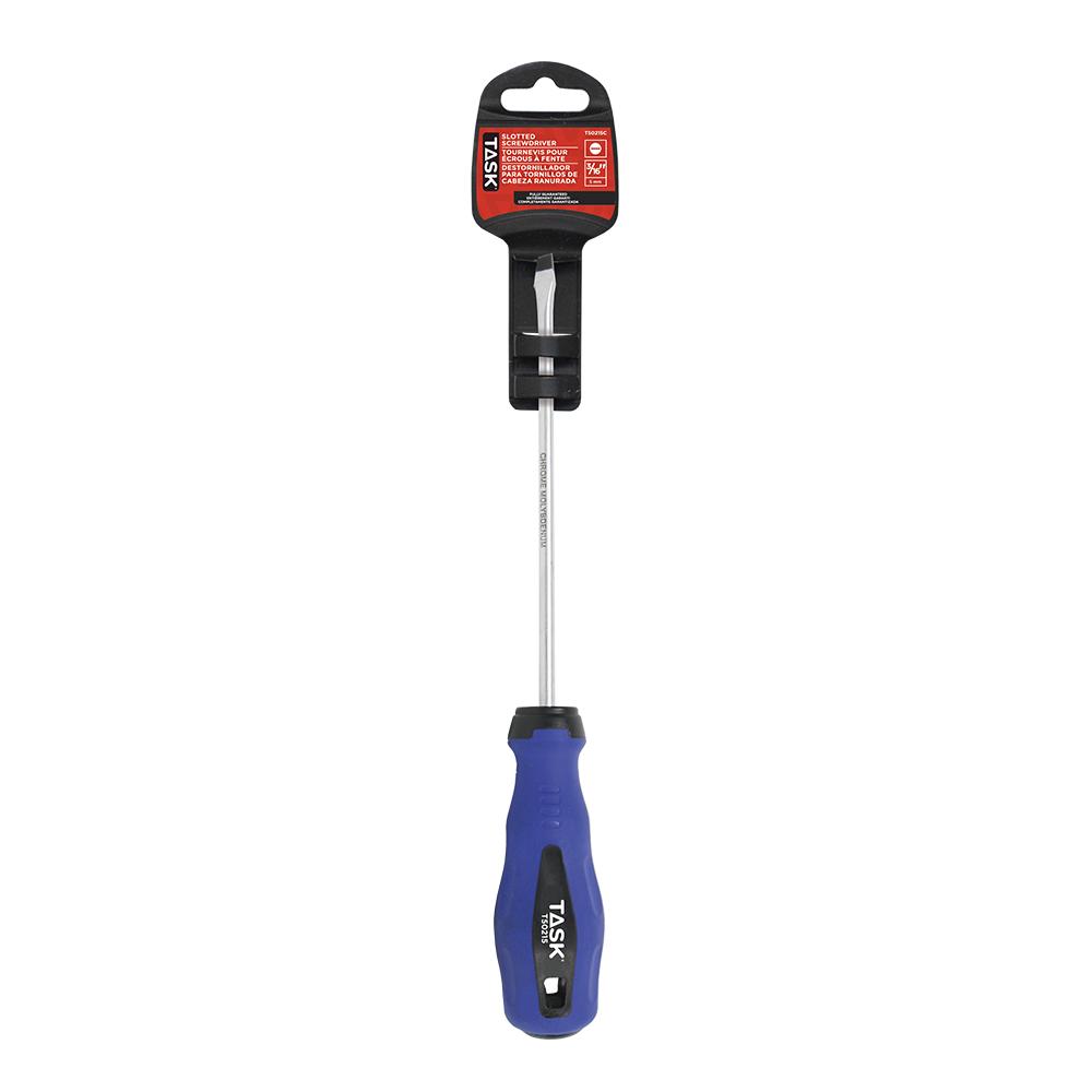 3/16&#34; Slotted 6&#34; Soft Grip Screwdriver<span class=' ItemWarning' style='display:block;'>Item is usually in stock, but we&#39;ll be in touch if there&#39;s a problem<br /></span>