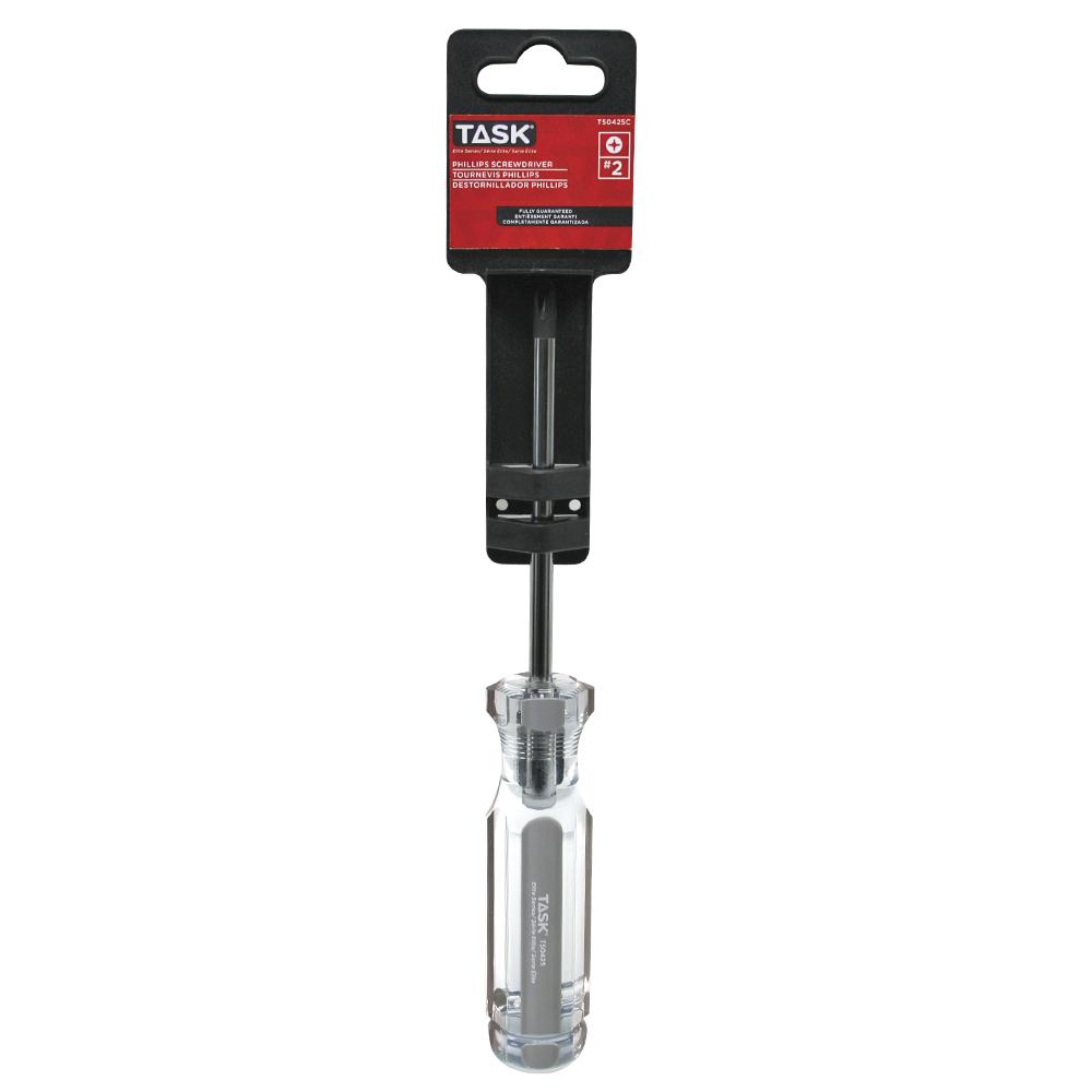 #2 Phillips 4&#34; Elite Acetate Hard Grip Screwdriver<span class=' ItemWarning' style='display:block;'>Item is usually in stock, but we&#39;ll be in touch if there&#39;s a problem<br /></span>