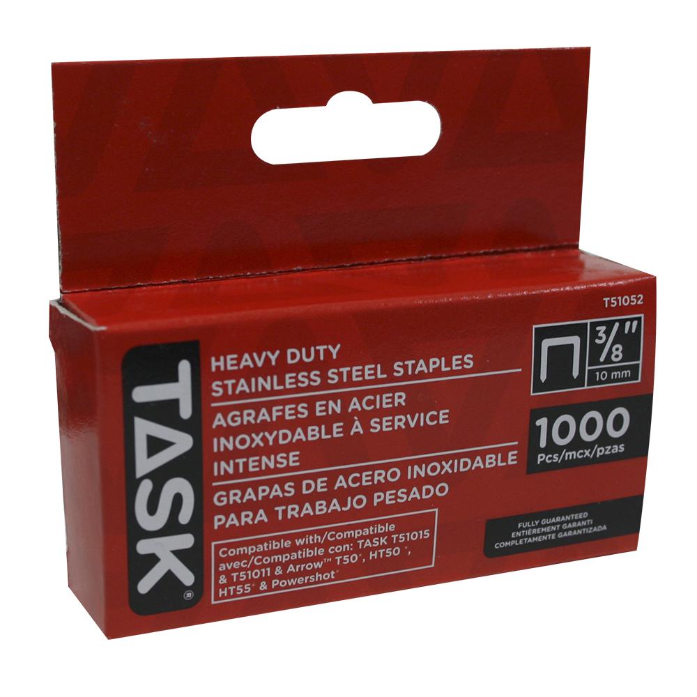 3/8&#34; (10mm) Heavy Duty Stainless Steel Staples - 1000/pack<span class='Notice ItemWarning' style='display:block;'>Item has been discontinued<br /></span>