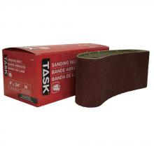 Task Tools 42436 - 4" x 24" 36 Grit Sanding Belt - Bulk