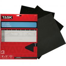 Task Tools PEM10300 - 9" x 11" Assorted Grits Emery Cloth - 3/pack