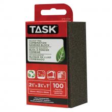 Task Tools SP63240 - SOLVENT FREE ECO 100 GRIT FINE COMBINATION  SANDING BLOCK-1/PACK (REPLACES SP64294)