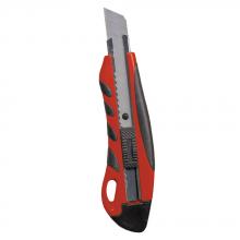 Task Tools T00970 - 18 mm Auto Lock Knife with Rubber Grip - 36 per Display Box