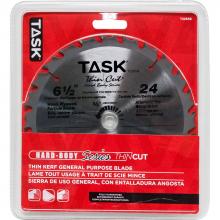 Task Tools T22658 - 6-1/2 24T ATB Hardbody Thin Kerf General Purpose Blade - 1/pack