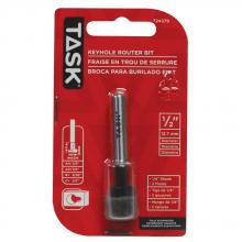 Task Tools T24379 - Keyhole 1/2" x 3/16" Carbide Ht. 1/4" Shank Router Bit