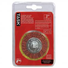 Task Tools T25650 - 2" Coarse Nylon Wheel Brush