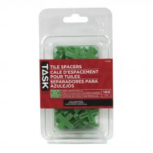 Task Tools T37297 - 1/4 Tile Spacers - 100/pack