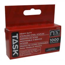 Task Tools T51052 - 3/8" (10mm) Heavy Duty Stainless Steel Staples - 1000/pack