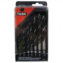 Task Tools T56007 - 7pc Dowel Drill Bit Set - Plastic Case