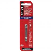 Task Tools T67860 - #2 Robertson® Decking 2" Silver Two-Piece Screwdriver Bit