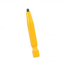 Task Tools T68510 - #0 Robertson® 2" Yellow Two-Piece Screwdriver Bit - Bulk