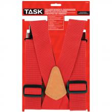 Task Tools T77410 - Partial Elastic Red Suspenders