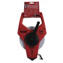 Task Tools TS740 - 100' (30 m) Open Reel Fiberglass Long Tape with 3X Gear