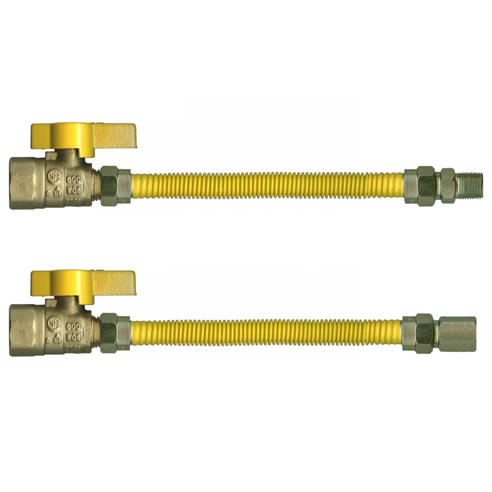 1/2 ID (5/8 OD) SS STATIONARY APPLIANCE CONNECTOR WITH VALVE 3/4 FPT<span class=' ItemWarning' style='display:block;'>Item is usually in stock, but we&#39;ll be in touch if there&#39;s a problem<br /></span>