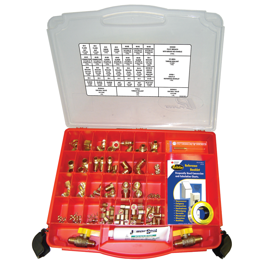 GAS FITTING KIT<span class=' ItemWarning' style='display:block;'>Item is usually in stock, but we&#39;ll be in touch if there&#39;s a problem<br /></span>