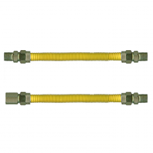 Fairview Ltd ACS-375MM-72 - 3/8 ID (1/2 OD) SS FOR STATIONARY APPLIANCES 3/8 PIPE