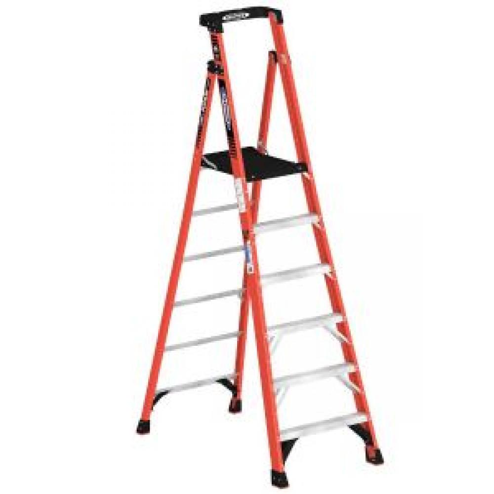 12ft Reach Height Fiberglass Podium Ladder 6ft Type IA PDIA06<span class=' ItemWarning' style='display:block;'>Item is usually in stock, but we&#39;ll be in touch if there&#39;s a problem<br /></span>