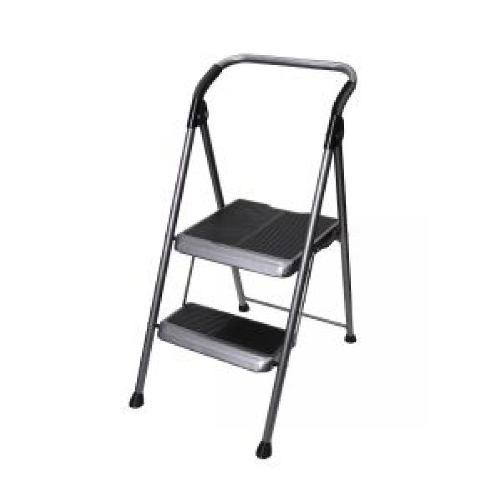 S322B-4 2-Step Type I Black/Silver Step Stool<span class=' ItemWarning' style='display:block;'>Item is usually in stock, but we&#39;ll be in touch if there&#39;s a problem<br /></span>