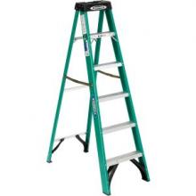 Werner-Ladder FS206 - FS206 6ft Type II Fiberglass Single Sided Step Ladder