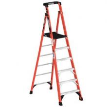 Werner-Ladder PDIA06 - 12ft Reach Height Fiberglass Podium Ladder 6ft Type IA PDIA06