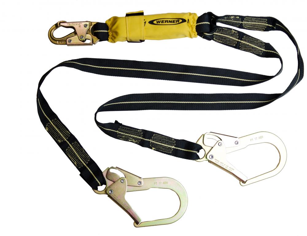 C911200 Arc Flash Twinleg Lanyard (Kevlar Web, Snap Hook, Rebar Hook)<span class=' ItemWarning' style='display:block;'>Item is usually in stock, but we&#39;ll be in touch if there&#39;s a problem<br /></span>