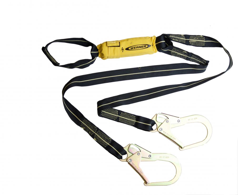 C913200 Arc Flash Twinleg Lanyard (Kevlar Web, Loop, Rebar Hook)<span class=' ItemWarning' style='display:block;'>Item is usually in stock, but we&#39;ll be in touch if there&#39;s a problem<br /></span>