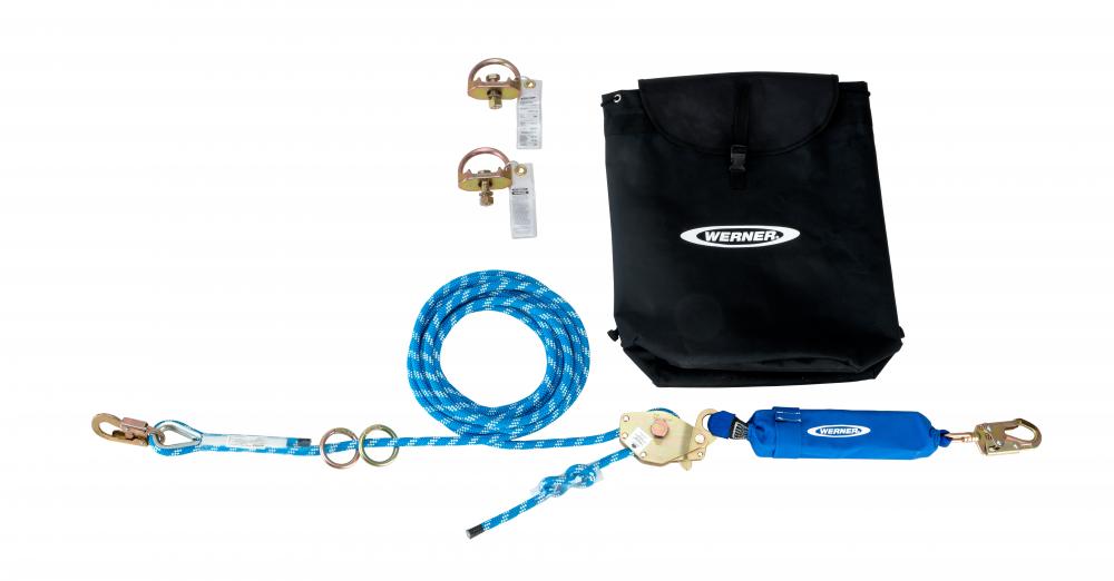 L120060 60ft 2-Man Rope Horizontal Lifeline System, D-Bolt Anchor, Rope Tensione<span class=' ItemWarning' style='display:block;'>Item is usually in stock, but we&#39;ll be in touch if there&#39;s a problem<br /></span>