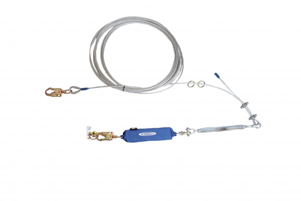 L153060 60ft 2-Man Cable Horizontal Lifeline System<span class=' ItemWarning' style='display:block;'>Item is usually in stock, but we&#39;ll be in touch if there&#39;s a problem<br /></span>