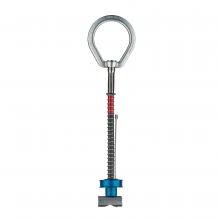 Werner Fall Protection A410000XB - A410000XB 3/4in Toggle Bolt Anchor, 2in Swivel D-ring, Blue