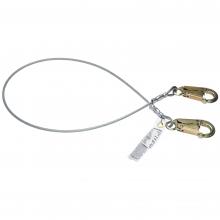 Werner Fall Protection C161104 - 4ft Cable Positioning Laynard (1/4in Vinyl Cable, Snaphook)