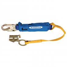 Werner Fall Protection L250001 - L250001 Steel Trailing Rope Grab with 3ft Shock Absorbing Lanyard