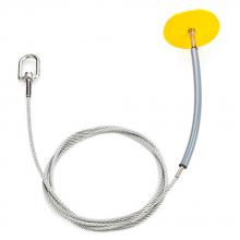 Werner Fall Protection A710006-1 - A710006-1 Drop Through Anchor with 6in Plate 1ft Cable