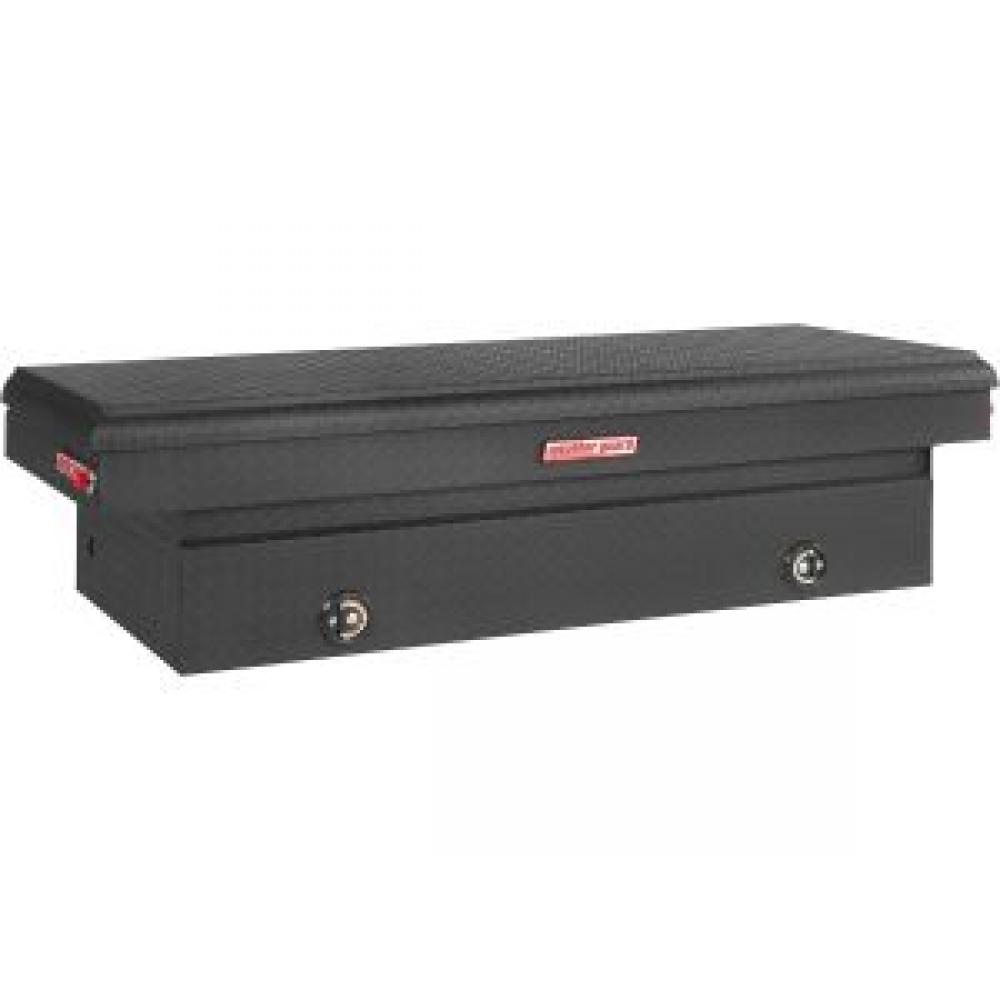 Saddle Box, Aluminum, Full Extra Wide, 15.3 cu ft<span class=' ItemWarning' style='display:block;'>Item is usually in stock, but we&#39;ll be in touch if there&#39;s a problem<br /></span>