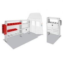 Weather Guard 600-8434Rca - Electrical Contractor Van Package, High-Roof, NV2500, 146 in Wheelbase